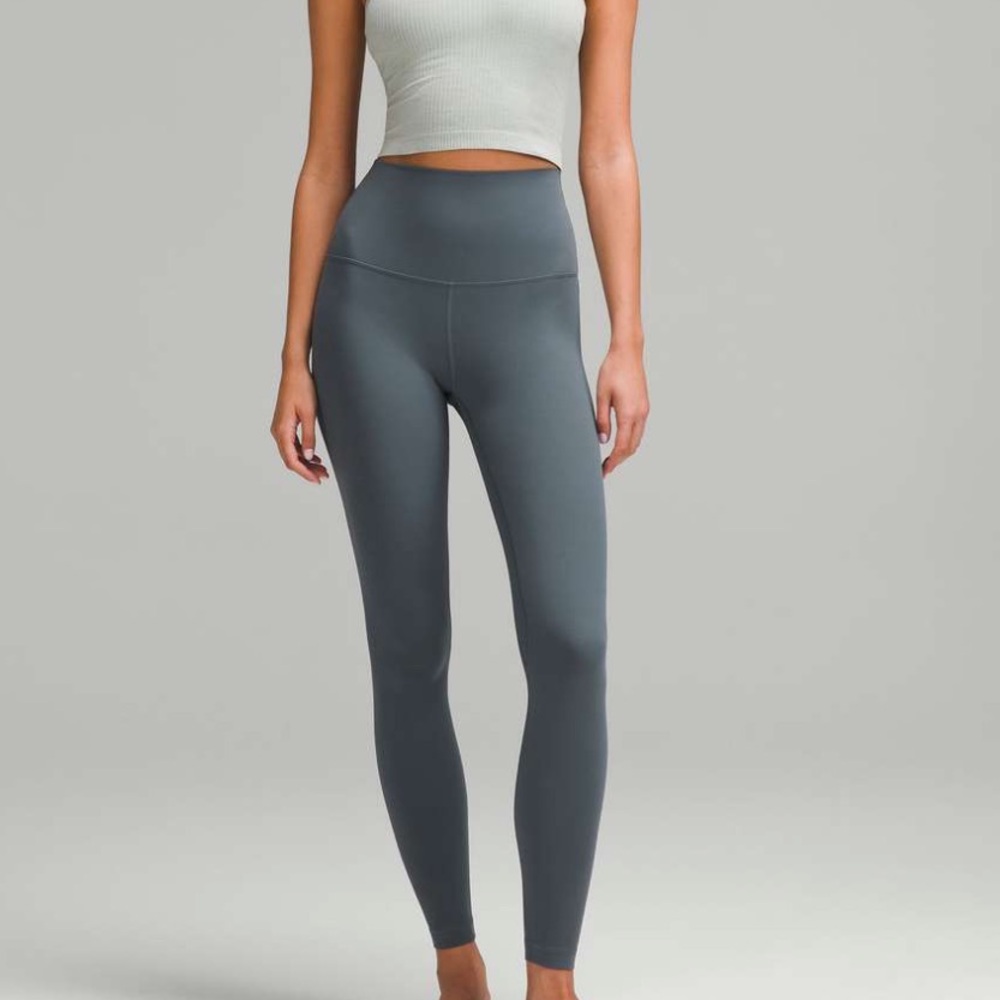 Lululemon Athletica High-Rise Leggings - Oil Gray